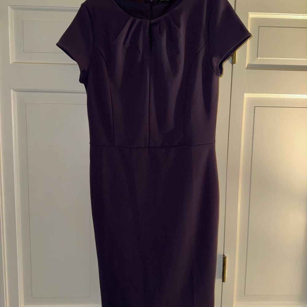 Banana Republic Deep Purple Midi Dress